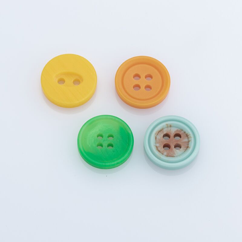 Colorful Custom Resin Button 4 Holes